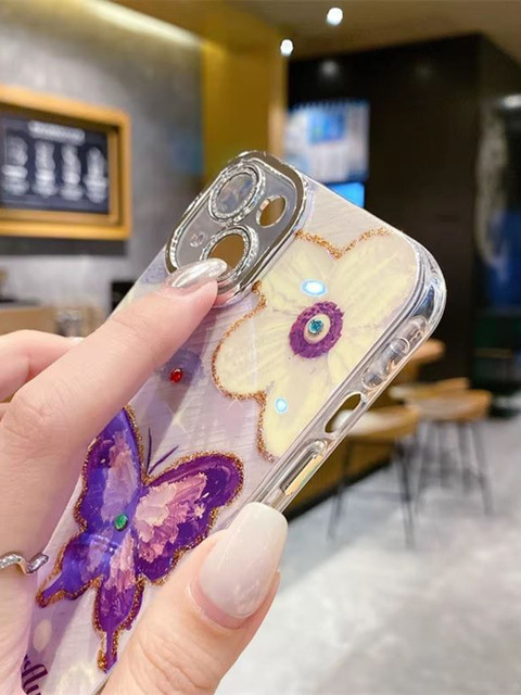 CASE CREATION Floral Printed iPhone 14 Back Case Mobile Accessories - Image 3