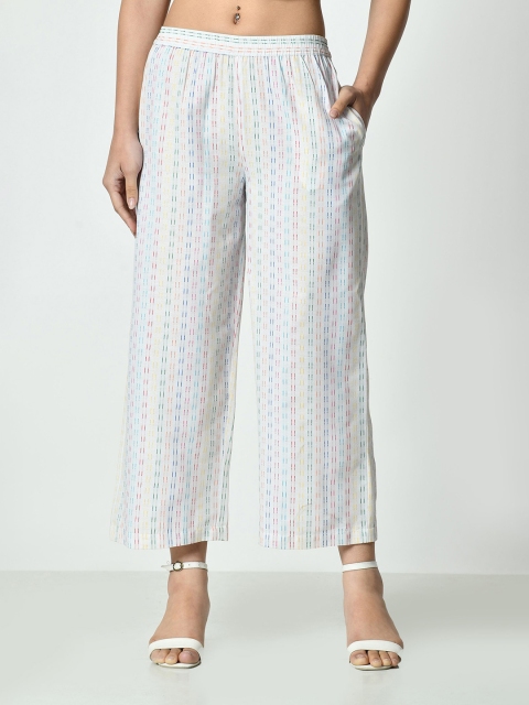 OTIRA Women Striped Palazzos