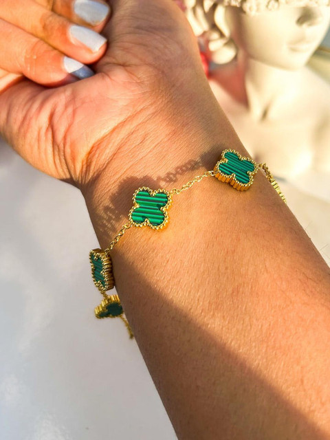 Lady Raiment Women Gold-Plated Charm Bracelet