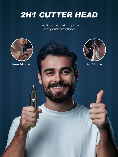PAINLESS LED Light Digital Display Nose & Hair Trimmer - Image 5