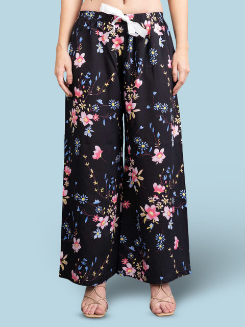Jinfo Women Floral Printed Palazzos