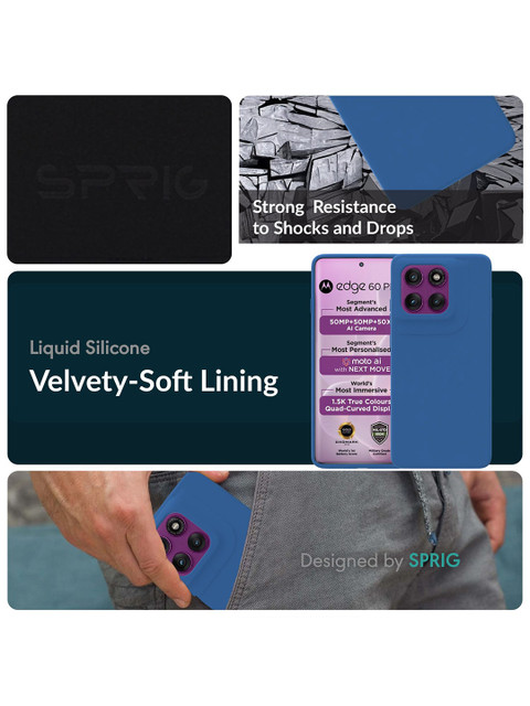 SPRIG Motorola Edge 60 Pro Liquid Silicone Back Cover - Image 4