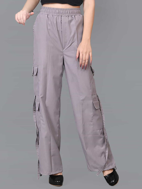 BuaGi Collection Women Straight Fit Cargos Trousers
