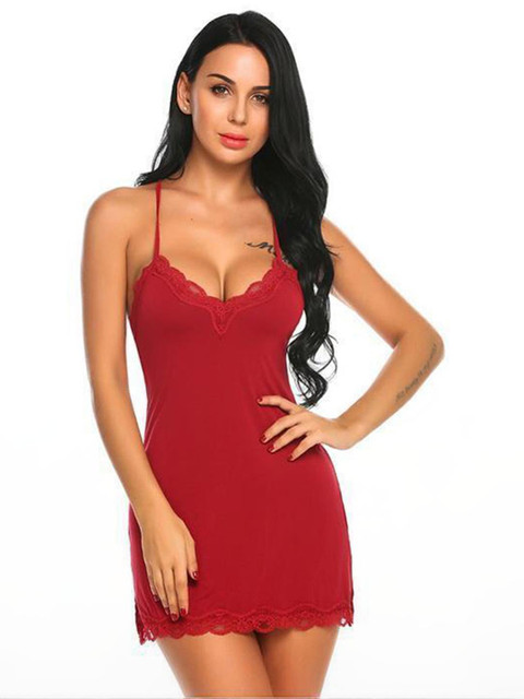 Ucollection Women Solid Baby Dolls