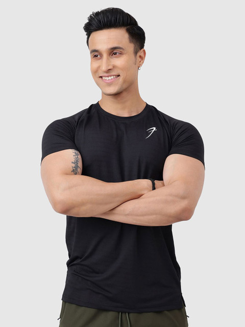FUAARK Raglan Sleeves Sweat-Wicking Anti Odour Slim Fit T-Shirt