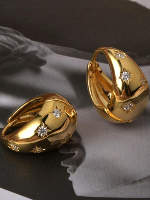 AKISON JEWELS Contemporary Hoop Earrings