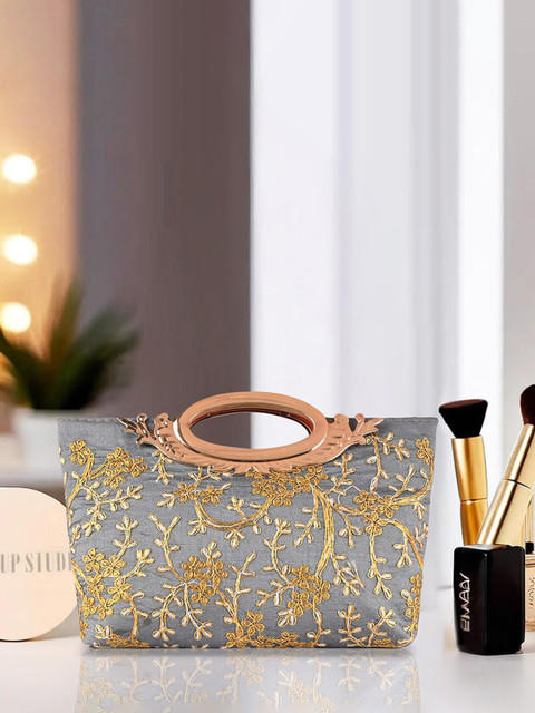 Kuber Industries Floral Embroidered Clutches