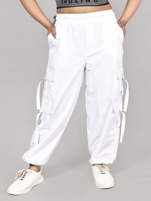 BuaGi Collection Women Regular Fit Cargos Trousers