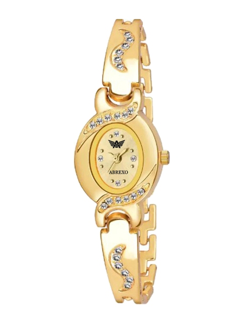 Abrexo Girls Embellished Dial & Bracelet Style Straps Analogue Watch Abx0350