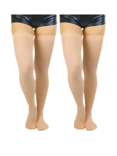 NESKA MODA Women Beige Stockings