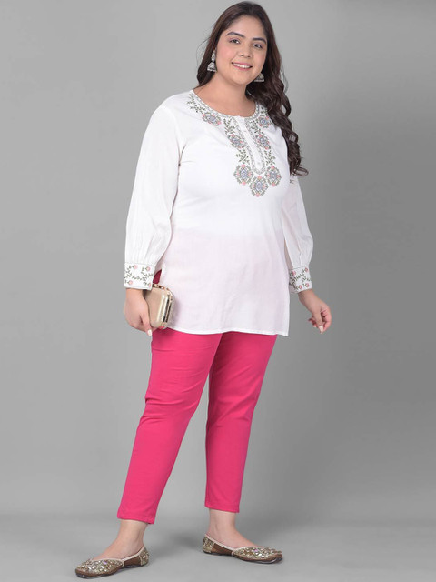 Comfort Lady Women Plus Size Mid Rise Ankle Length Leggings - Image 4
