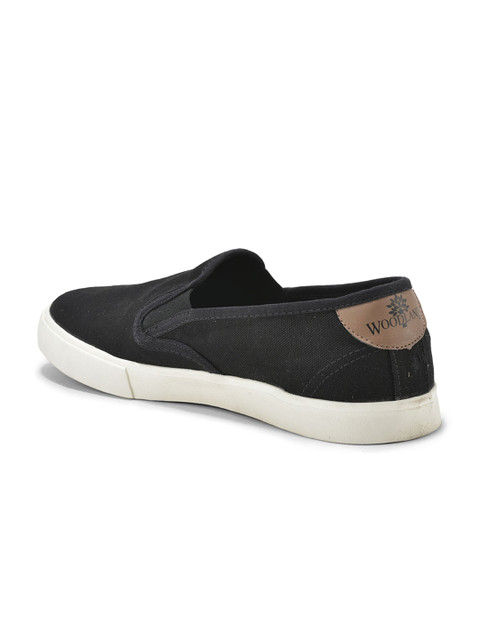 Woodland Men Textured Slip-On Sneakers - Image 3