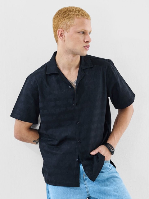 Snitch Men Boxy Casual Shirt