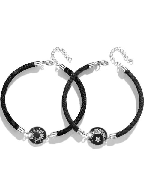 VR Creatives Unisex Black Bracelet