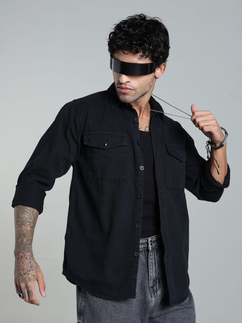 FOUL CHILD Spread Collar Cotton Casual Shirt - Image 7