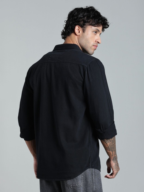 FOUL CHILD Spread Collar Cotton Casual Shirt - Image 5