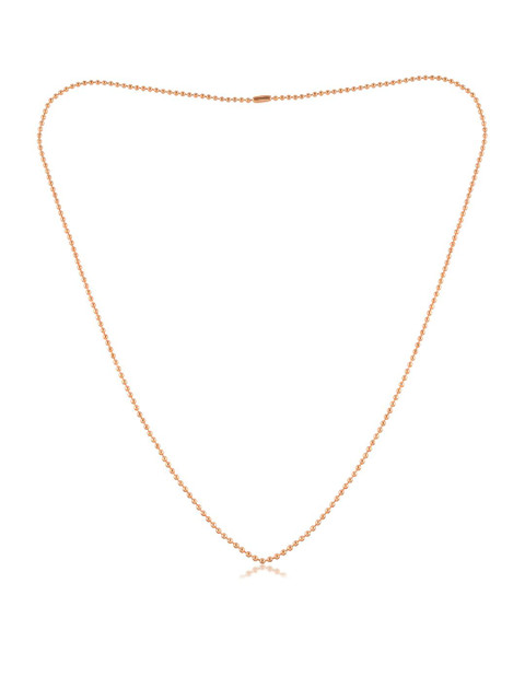 Missmister Unisex Copper-Plated Pure Copper Ball Chain