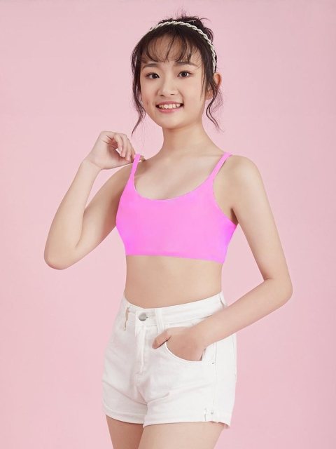 Girls Beginners Non Padded Teenager Full Coverage Cotton Bra - Image 6