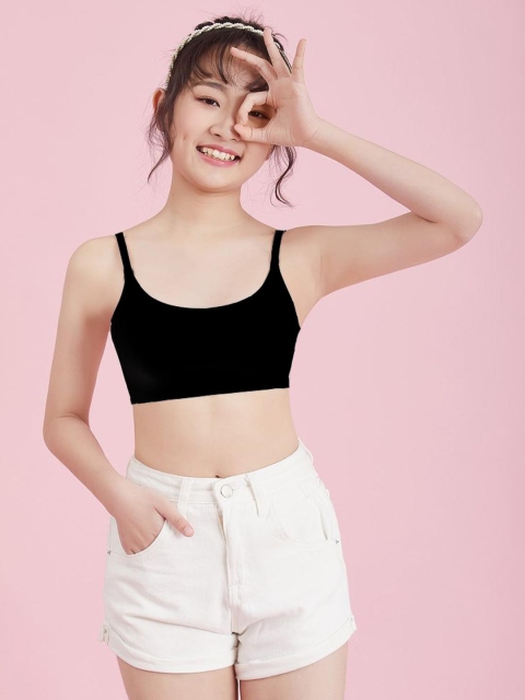 Girls Beginners Non Padded Teenager Full Coverage Cotton Bra - Image 3