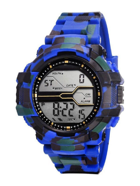 TARIDO Men Printed Dial & Textured Straps Digital Sports Watch KD006