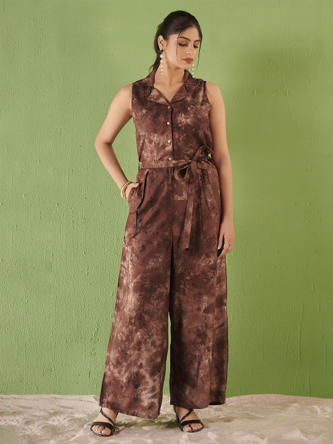 Anouk Shibori Printed Basic Jumpsuit