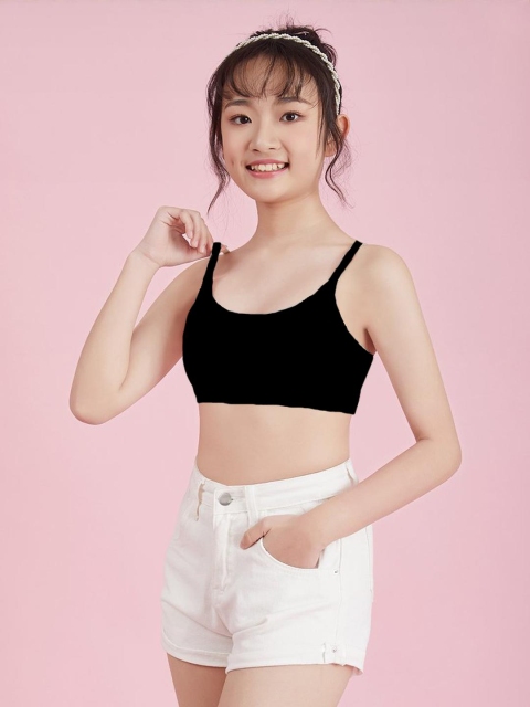 Girls Beginners Non Padded Teenager Full Coverage Cotton Bra - Image 3