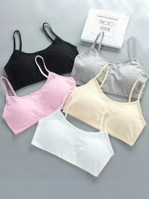 Girls Beginners Non Padded Teenager Full Coverage Cotton Bra
