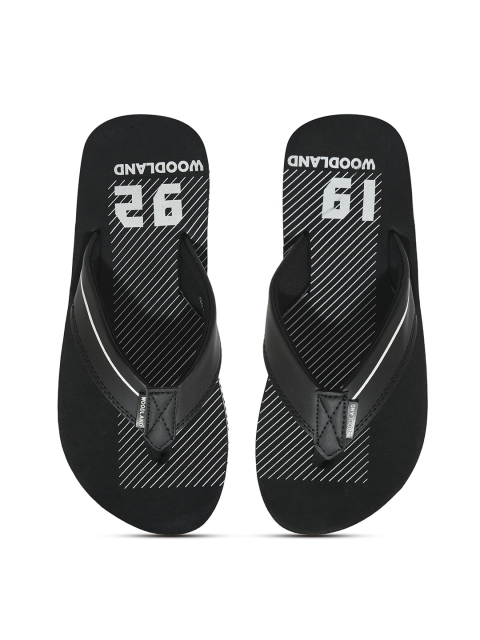 Woodland Men Printed Thong Flip-Flops