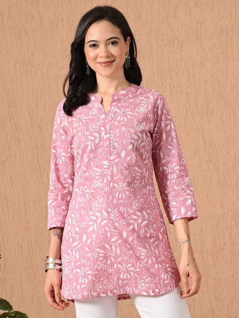 Anouk Rustic Women Floral Printed Pure Cotton Kurti