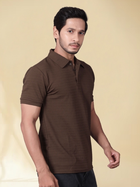 Divra Clothing Men Polo Collar Slim Fit T-shirt - Image 3