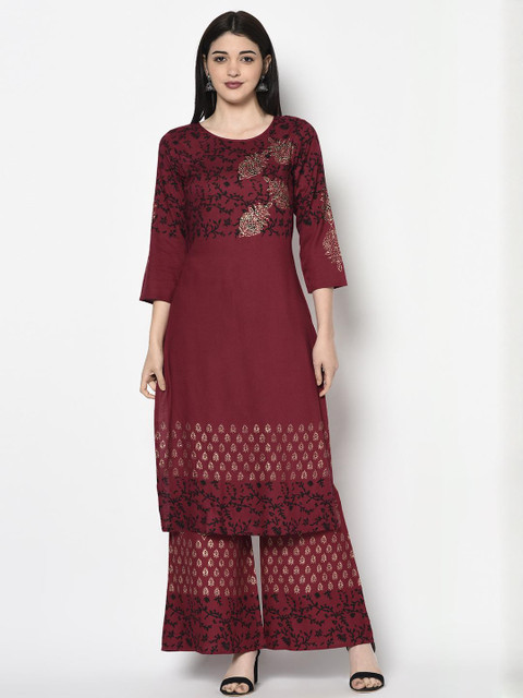 ANIYAH Floral Printed Kurti
