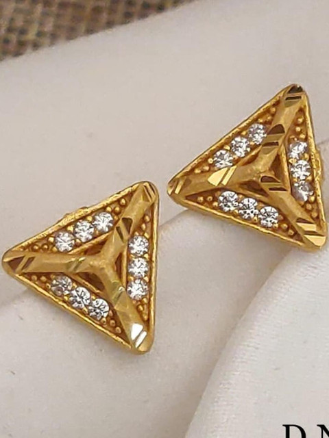 RACHANA FASHION Triangular Studs Earrings