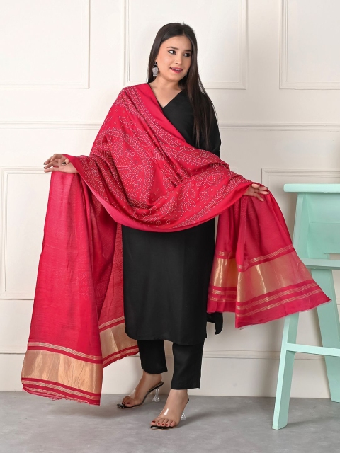 Apratim Bandhani Printed Cotton Dupatta - Image 4