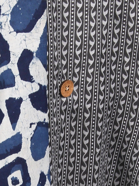 Talethread Floral Printed Cotton Single-Breasted Casual Blazer - Image 4