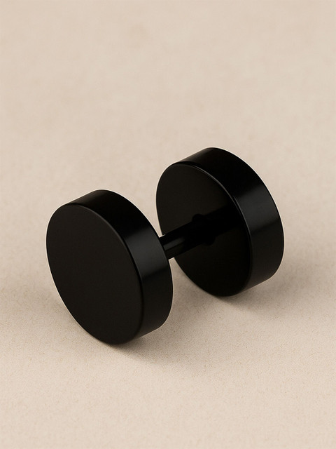 Adwitiya Collection Men Dumbbell Shaped Studs