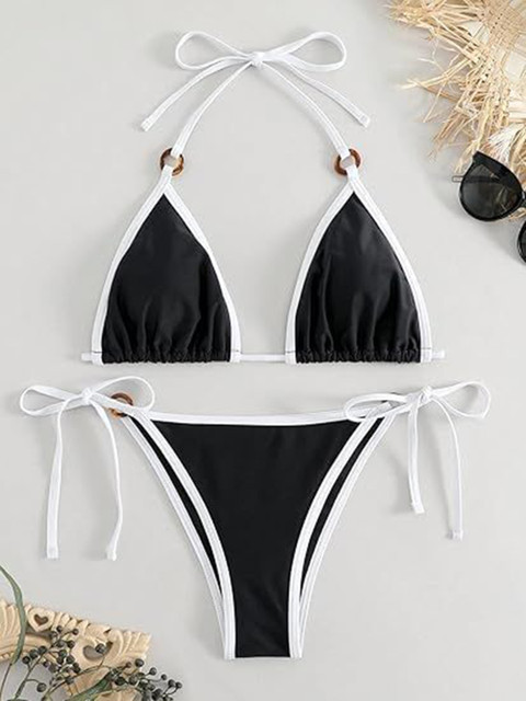 BAESD Halter Neck Swim Bikini Set