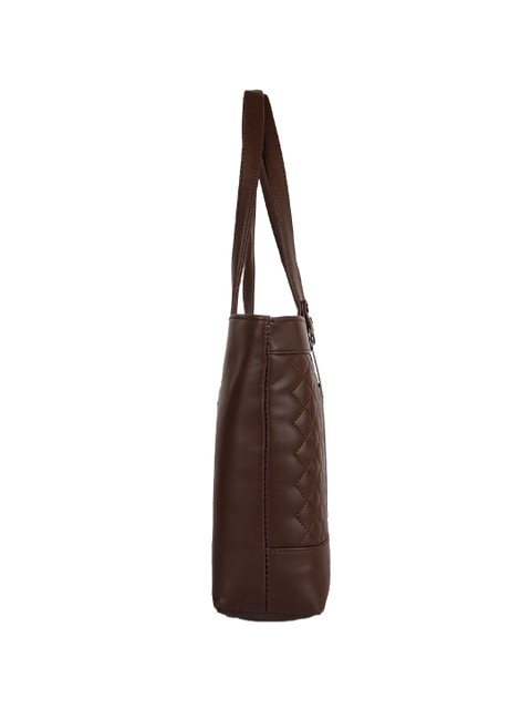 Lancer Textured Shoulder Bag with Quilted - Image 2