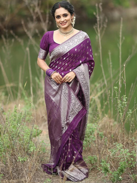 Shriyangan Woven Design Zari Kanjeevaram Saree
