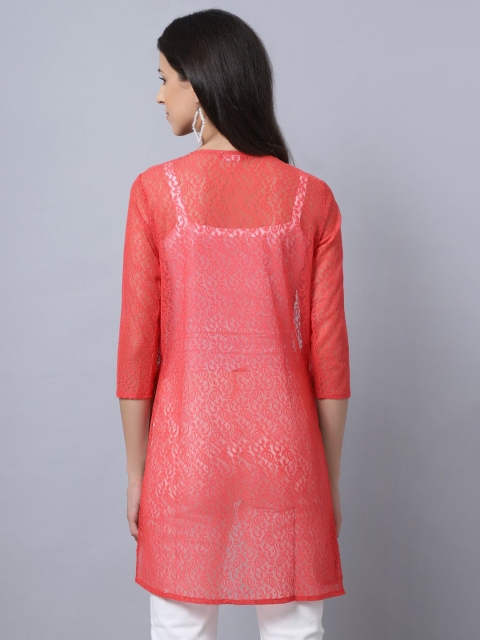 A AND K Floral Printed Cotton Shrug - Image 5
