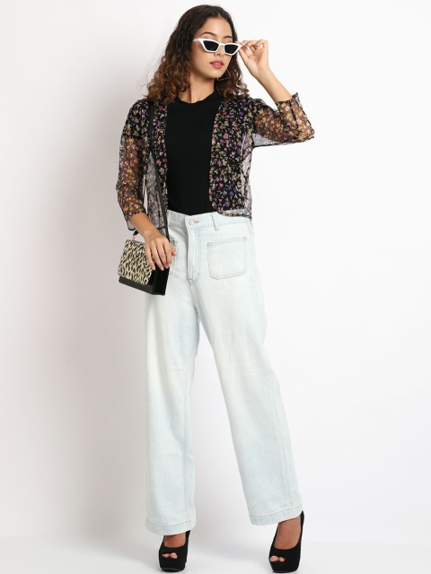 A AND K Floral Printed Cotton Shrug - Image 6