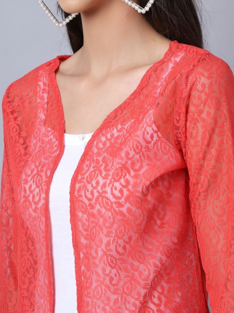 A AND K Floral Printed Cotton Shrug - Image 2
