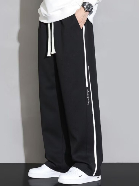 StyleCast x Revolte Men Solid Easy Wash Trousers