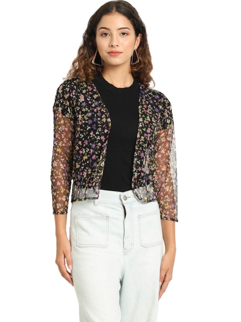 A AND K Floral Printed Cotton Shrug - Image 7
