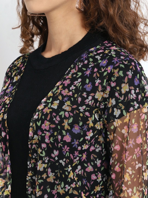 A AND K Floral Printed Cotton Shrug - Image 2