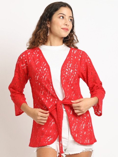 Home niche-market02 43 Moonaa Fashion Cotton V-Neck Open Front Shrug
