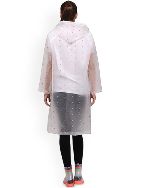 Alexvyan Printed Hooded Rain Jacket - Image 2