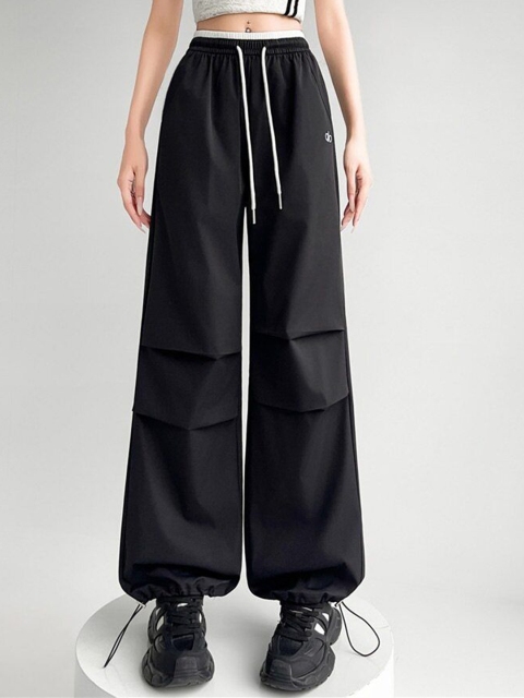 Outzidr Dual Women Relaxed Fit Mid-Rise Waistband Jogger