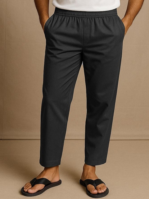 SAKHWALA Men Pure Cotton Lounge Pants