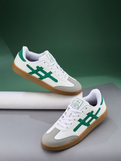 Campus Men Solid Leather Regular Sneakers