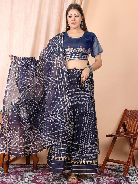 Vvlpf Embroidered Ready to Wear Lehenga With Unstitched Blouse And Dupatta